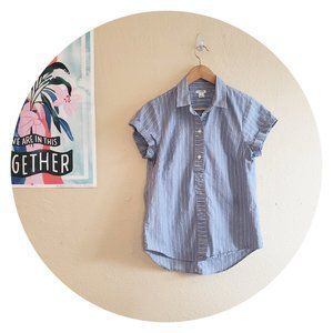 J. Crew Poplin Pop-Over Shirt